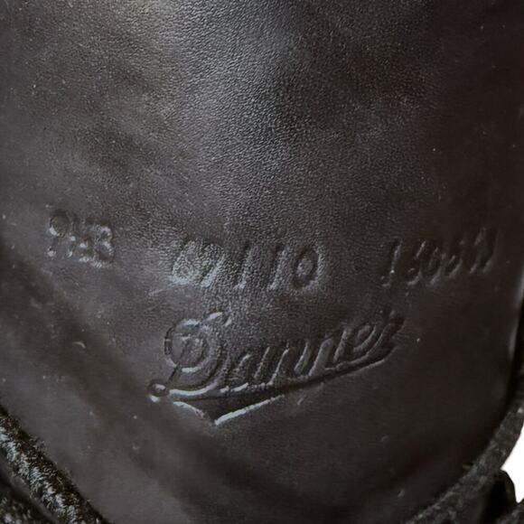 Danner Fort Lewis Boots Mens Black Leather Gore-Tex Vibram Lug Insulated 9.5B